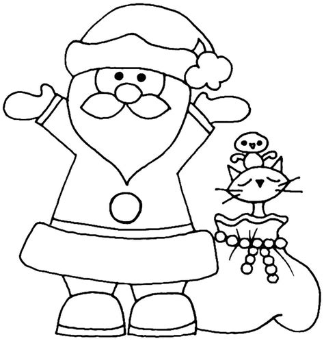 santa claus coloring pages